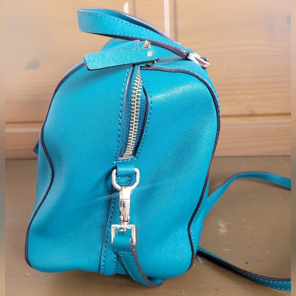 Brand New Kate spade rounded satchel, teal - Picture 4 of 12